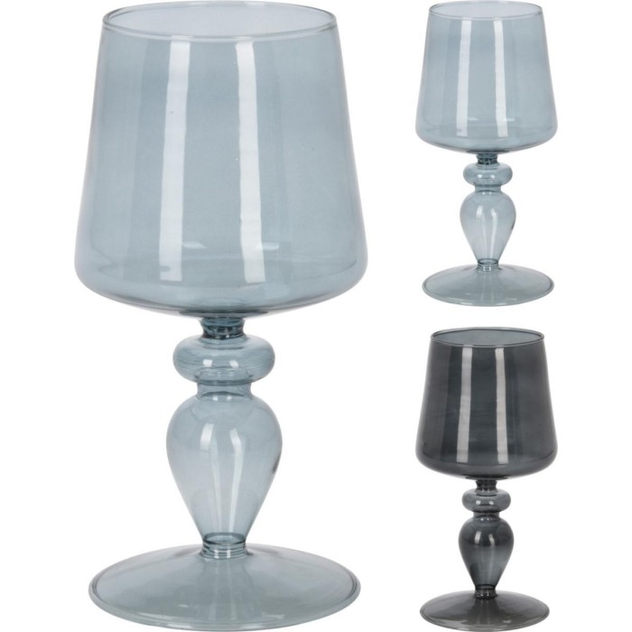 LAMPADA VETRO 11X21CM 2 ASSORTITE